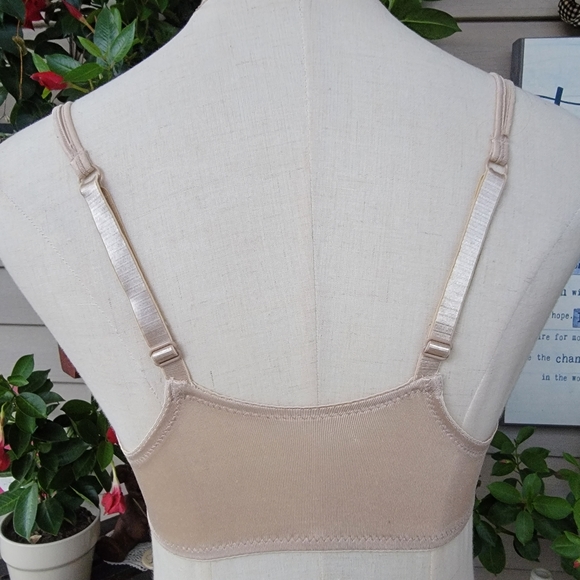 SECRET TREASURES ♡ Sweet Frosted Taupe Thick Padded Front Clasp Push Up Bra 34C - Picture 7 of 17